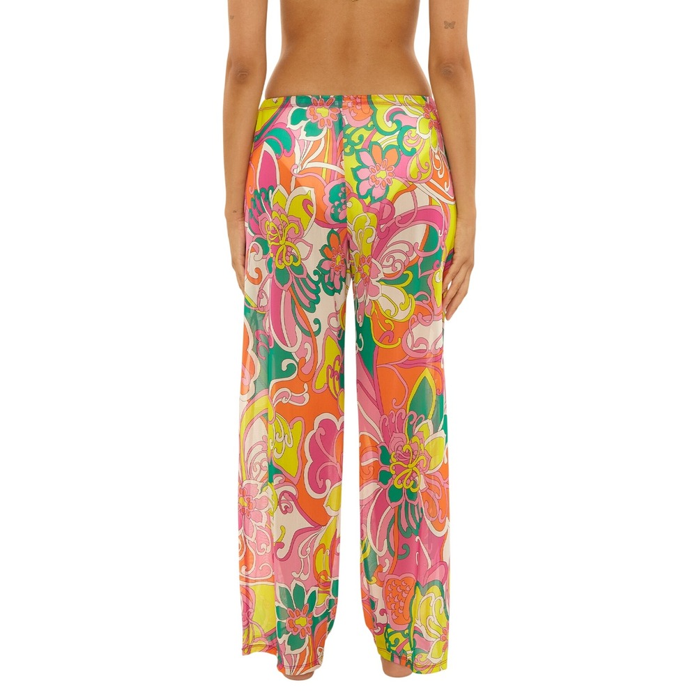 TRINA TURK ELARA MESH PANT NWOT Swim Cover Up Women's Size Medium - Picture 3 of 6
